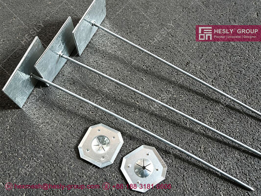 AISI304 Twistlock Stud Anchor with End clip | Refratory Hexmetal Anchors / Hesly Metal Mesh - China supplier