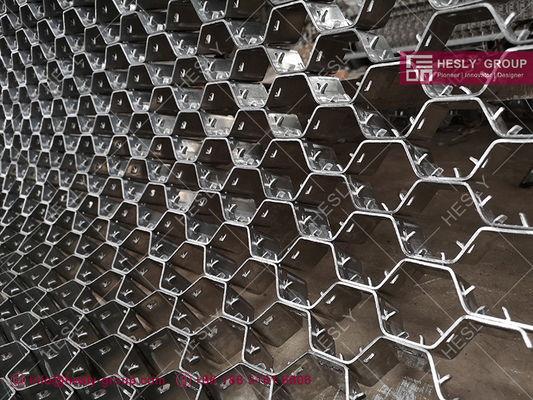 AISI310S 3/4" Depth Hexmetal refractory lining | 2.0mm Thickness | 36" X 120" supplier