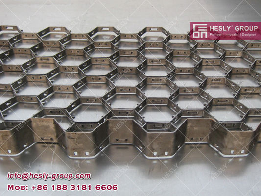Stainless steel 304 Hexsteel for Cyclones Refractory Lining | 2.0x20x50mm | 960x2000mm|