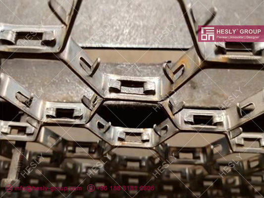 low carbon mild steel Hexmetal for Refractory Lining | 1.5mmx15mmx50mm | standard size 1000x1000mm
